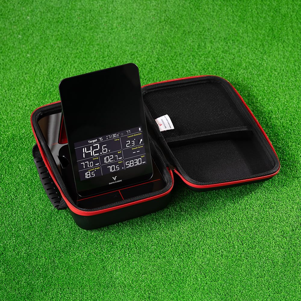 Voice Caddie SC4 Portable Launch Monitor Pouch | Protective Hard Carry Case | Electronics Accessories Storage