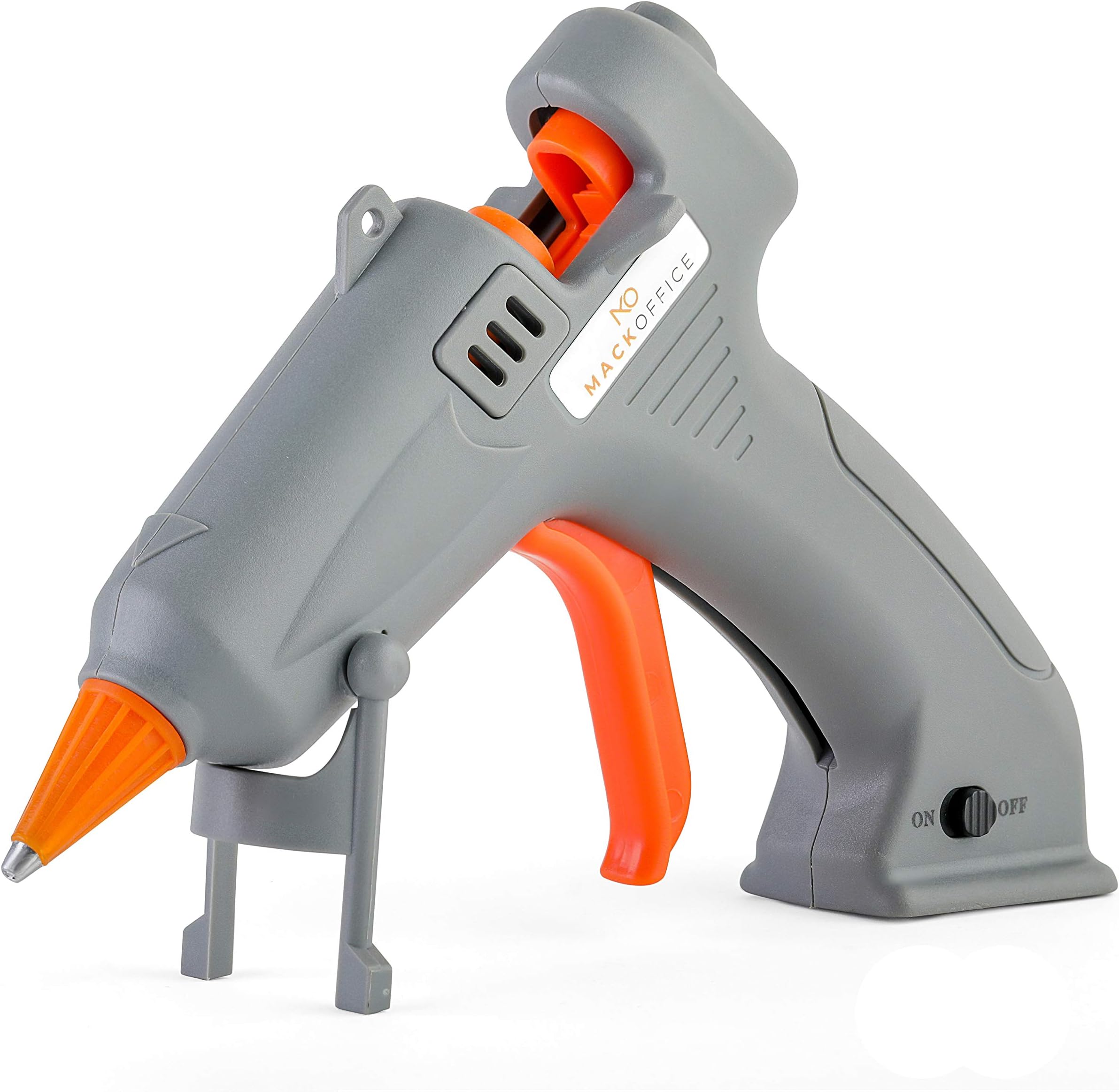 MackOffice Cordless Mini Glue Gun, Portable Hot Melt Glue Gun Best for DIY | School and Office | 10 Watts | 100 Minutes Working time with one Charge | Wireless Lithium Battery Glue Gun W/USB Cable