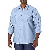 Red Kap Men's Industrial Work Regular Fit Long Sleeve Shirt