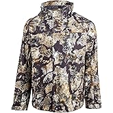 Kryptek Men’s Jupiter Waterproof Rain Jacket Lightweight Breathable Packable Hunting Shell