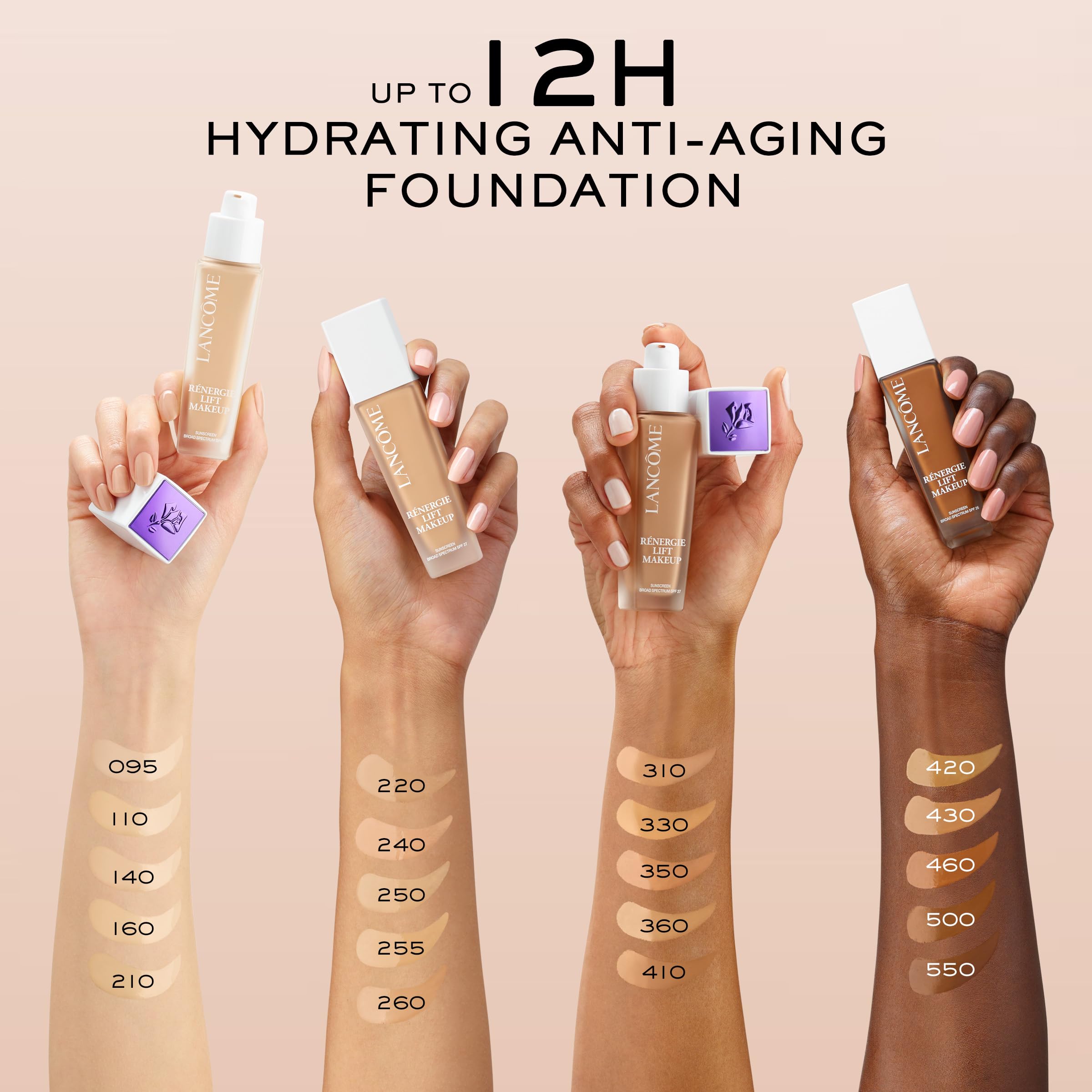 Lancôme Renergie Lift Makeup Foundation - SPF 27-12HR Hydration - Full Coverage - 1 Fl Oz
