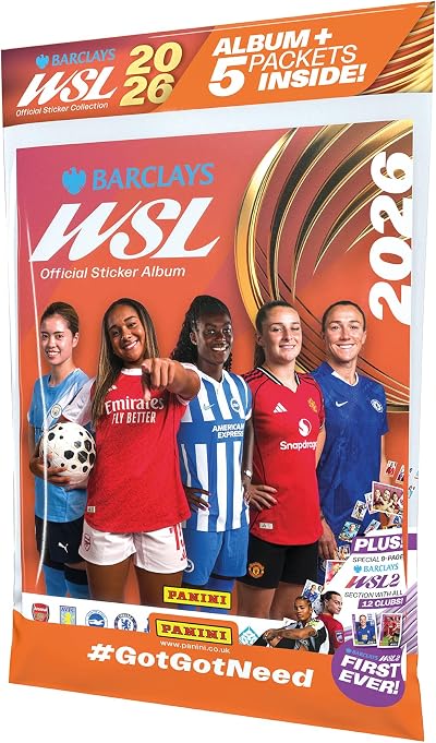 Panini Barclays Women’s Super League Official Sticker Collection 2026 Starter