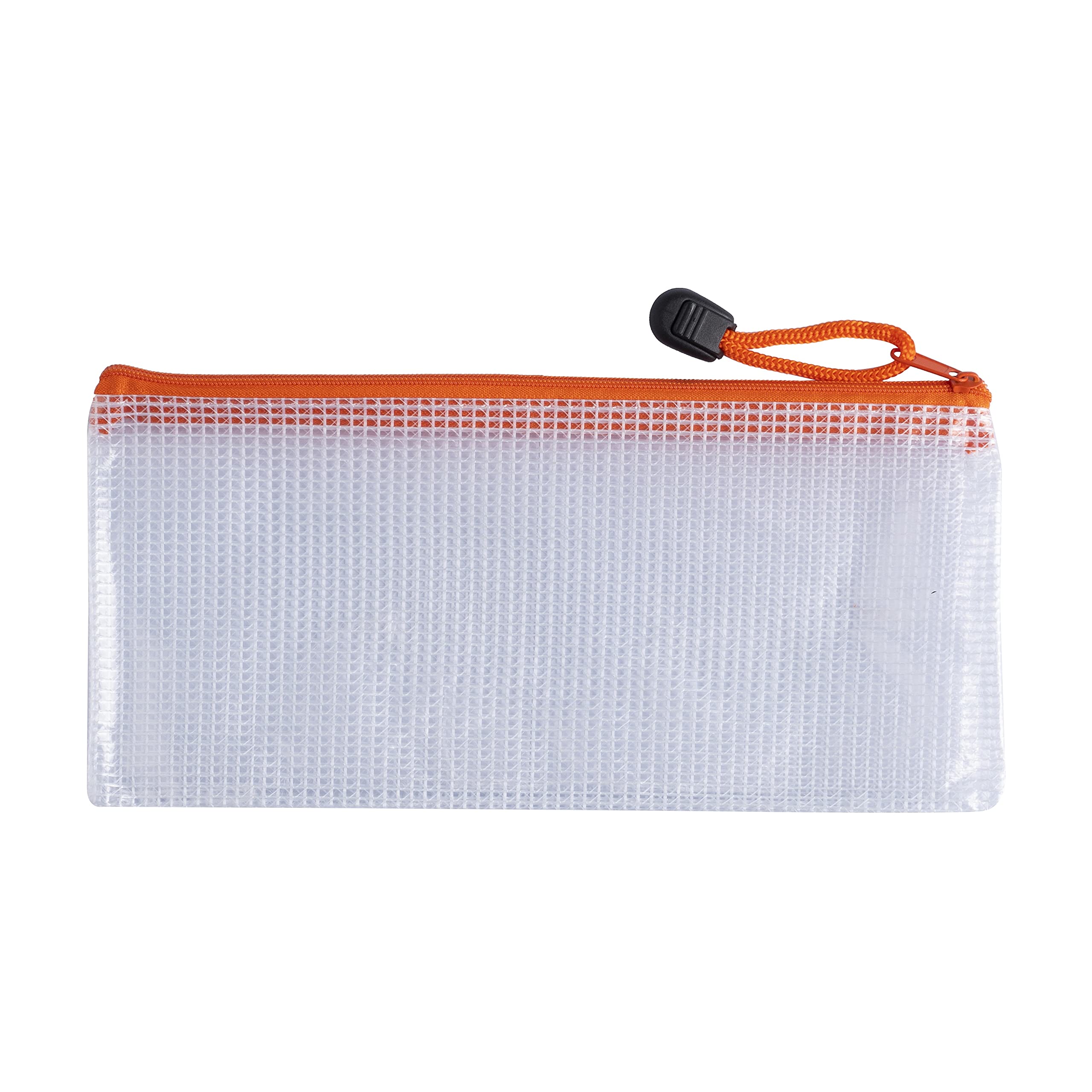 Photo 1 of 1 DL Orange PVC Mesh Zip Bags