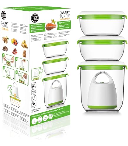 FOSA SMART TURTLE Vacuum Set 食品保存容器セット真空 FOSA SMART TURTLE Vacuum Set 食品保存容器セット真空 FOSA SMART