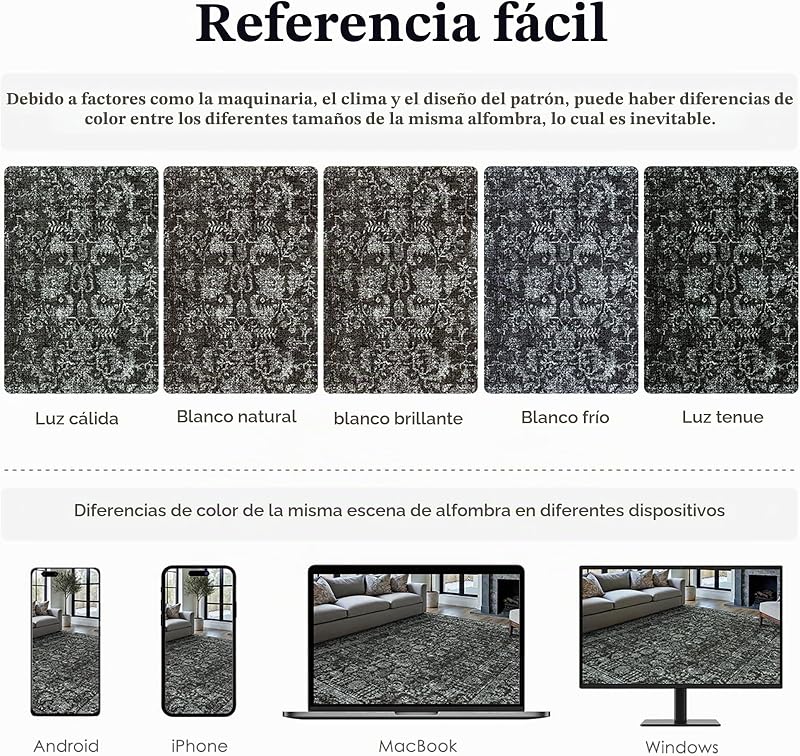 Tapete do corredor 60x240cm Sala Preta Intensa — foto 2 de 6