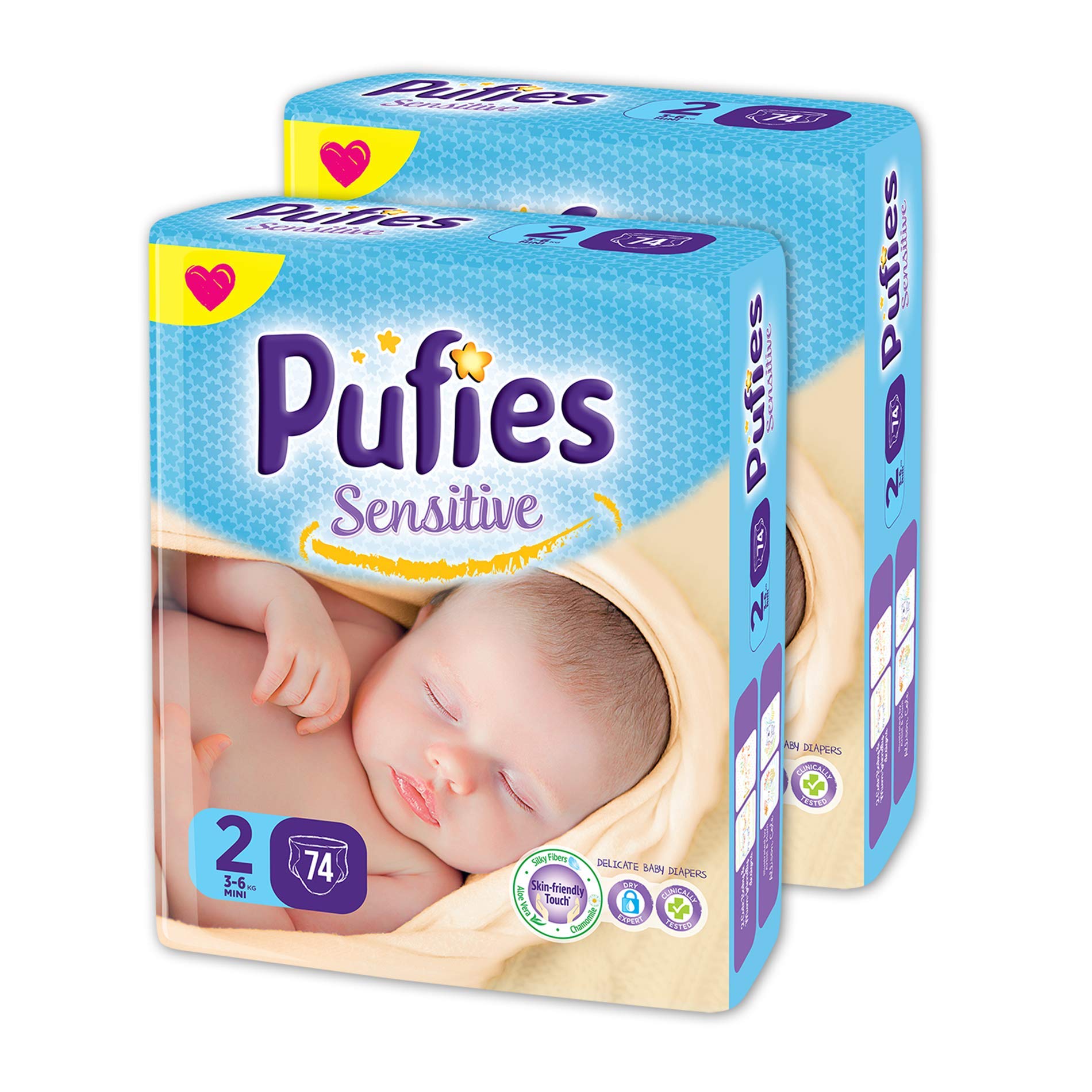 Pufies Baby Diaper Talla 2, 3-6 kg
