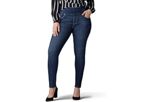 Lee Women's Plus Size Sculpting Slim Fit Skinny Leg Pull on Jean