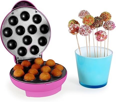 Amazon De Oneconcept Boogie Pop Cake Maker Cake Pop Maker 1300 Watt 12 Pop Cakes Pro Backvorgang 3 5 Cm Durchmesser Backzeit 5 7 Minuten Antihaftbeschichtung Signalleuchten Pink