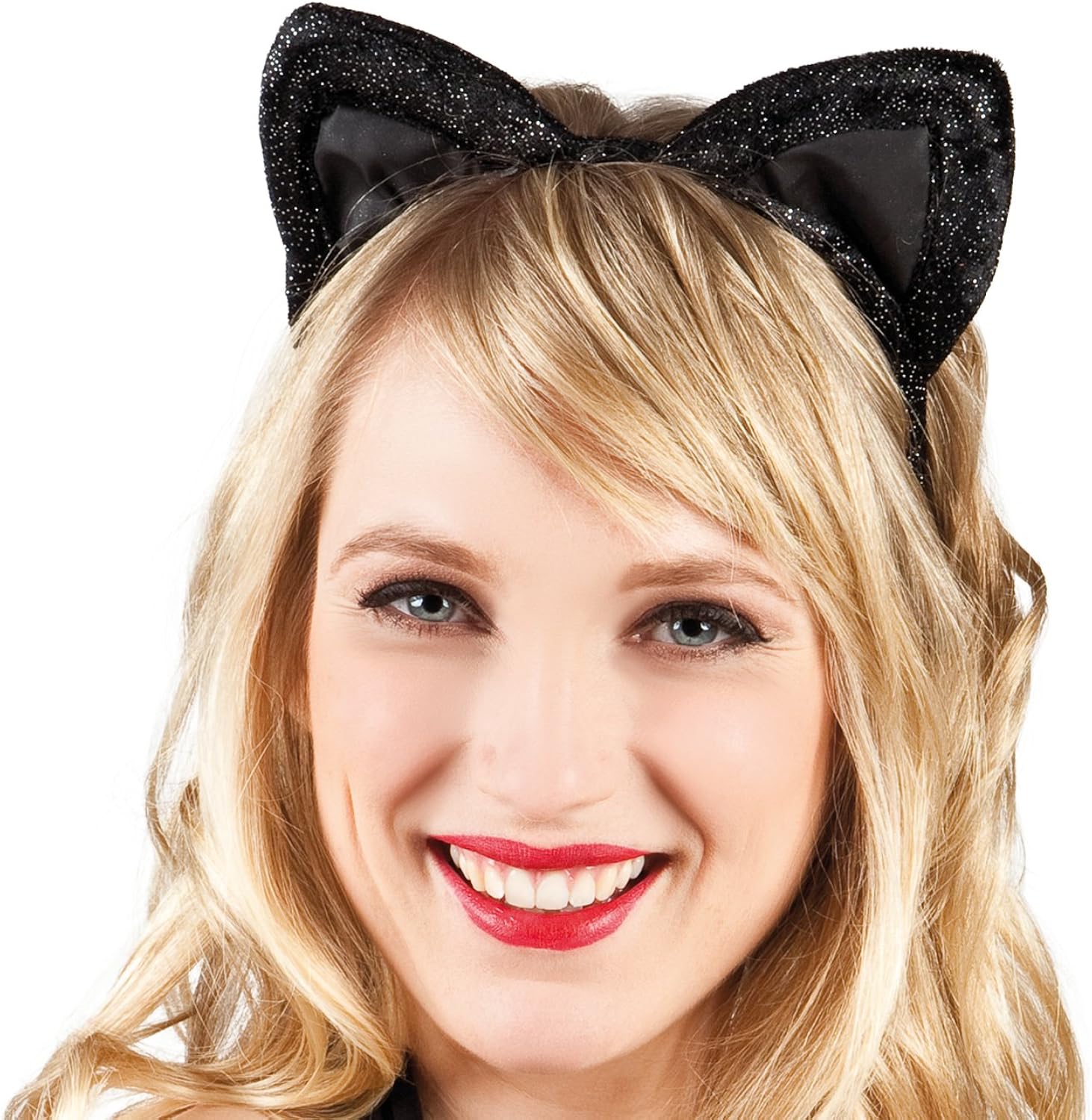 Boland 52336 - Cat Headband Black Velvet Headpiece Tiara Panther Animal Costume Carnival Theme Party, Multicoloured - Image 3