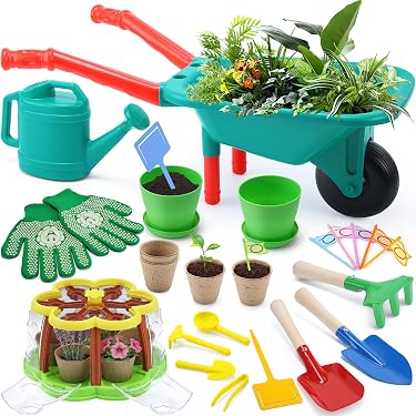 Toys Pure - 2041925 - Outillage De Jardin Pour Enfants - Pelle Et Balai En Bleu