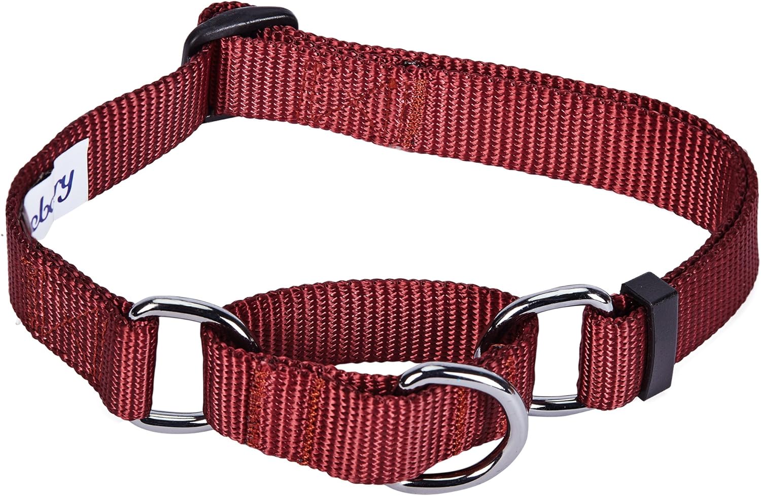 Blueberry Pet Safety Training Martingale Dog Collar, Fired Brick