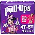 Pull-Ups Girls' Potty Training Pants, Size 4T-5T Training Underwear (38-50 lbs), 17 Count