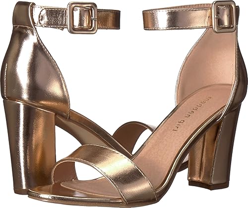 madden girl rose gold heels