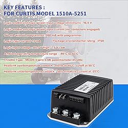1510A-5251 for Curtis DC Motor Controller 48V