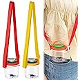 Sonwyoung 2 Pieces Magnifying Insect Box Bug Viewer with Magnifier Bug Cage Insect Bug Jar Critter Insect Container with Adjustable Straps for Science Nature Exploration Tool Specimen Viewer for Kids