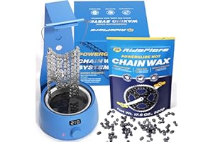RideFlare Bicycle Chain Wax Melting System – Mess-Free, Efficient Chain Waxing Pot with Precise Temperature Control and Ultra