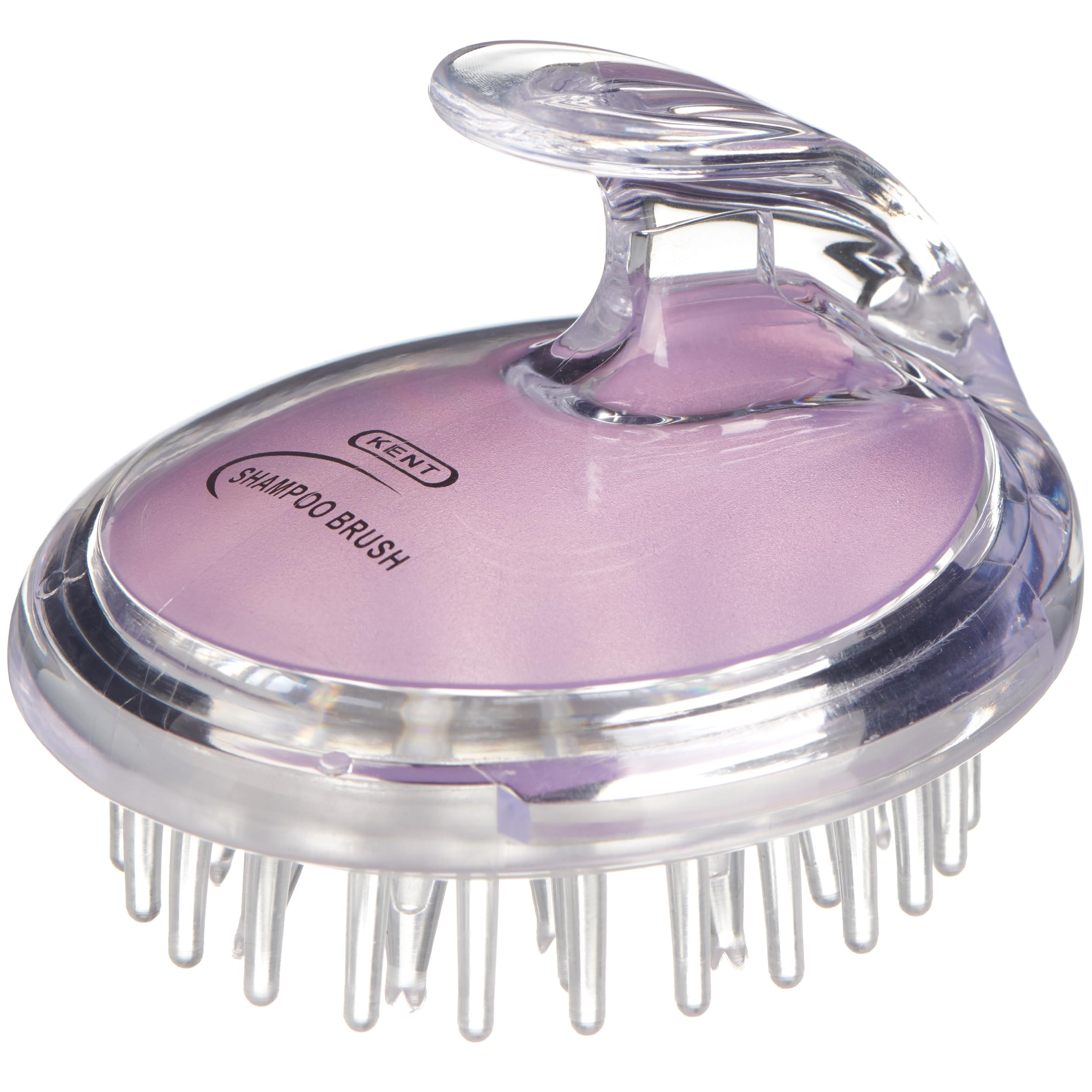 Kent Brushes Shampoo & Scalp Massage Brush - Ideal for Applying Shampoo and Massaging to Encourage Hair Growth - For All Hair Types - Purple — image 1