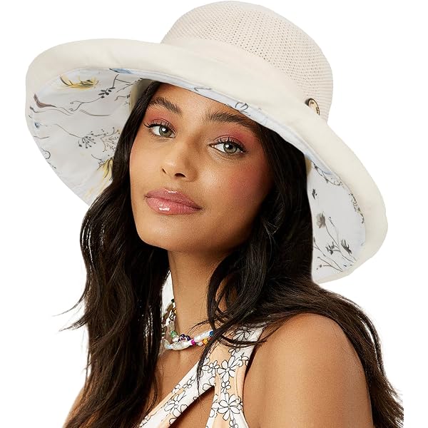 Amazon.com: Women Summer Sun Hat Beach Hat Wide Brim 