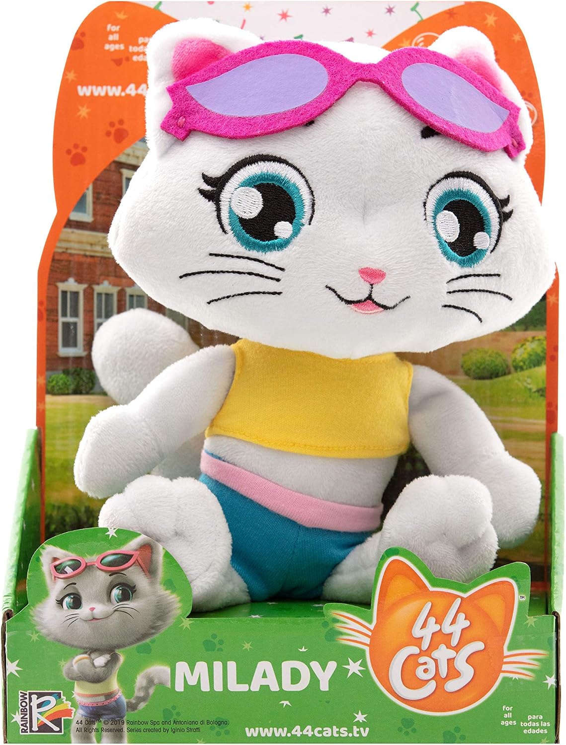 Smoby 44 Cats Buffycats Musical Plush Toy includes the song 44 Cats - The Series, Assorted Patterns, 20 cm, 1 piece - Image 4