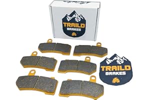 Traild Harley-Davidson V-Rod/Night Rod/Electra Glide/Street Glide/Road King/Ultra Glide/Road Glide 2006-2024 Ceramic Brake Pad Set Front & Rear