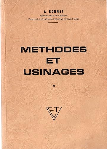 Download A. Bonnet,... Méthodes et usinages PDF