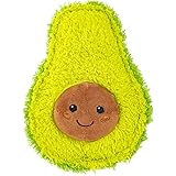 Giftable World7 Inch Plush Pet Toy Smiling Avocado with Squeaker Dog Chew Toy