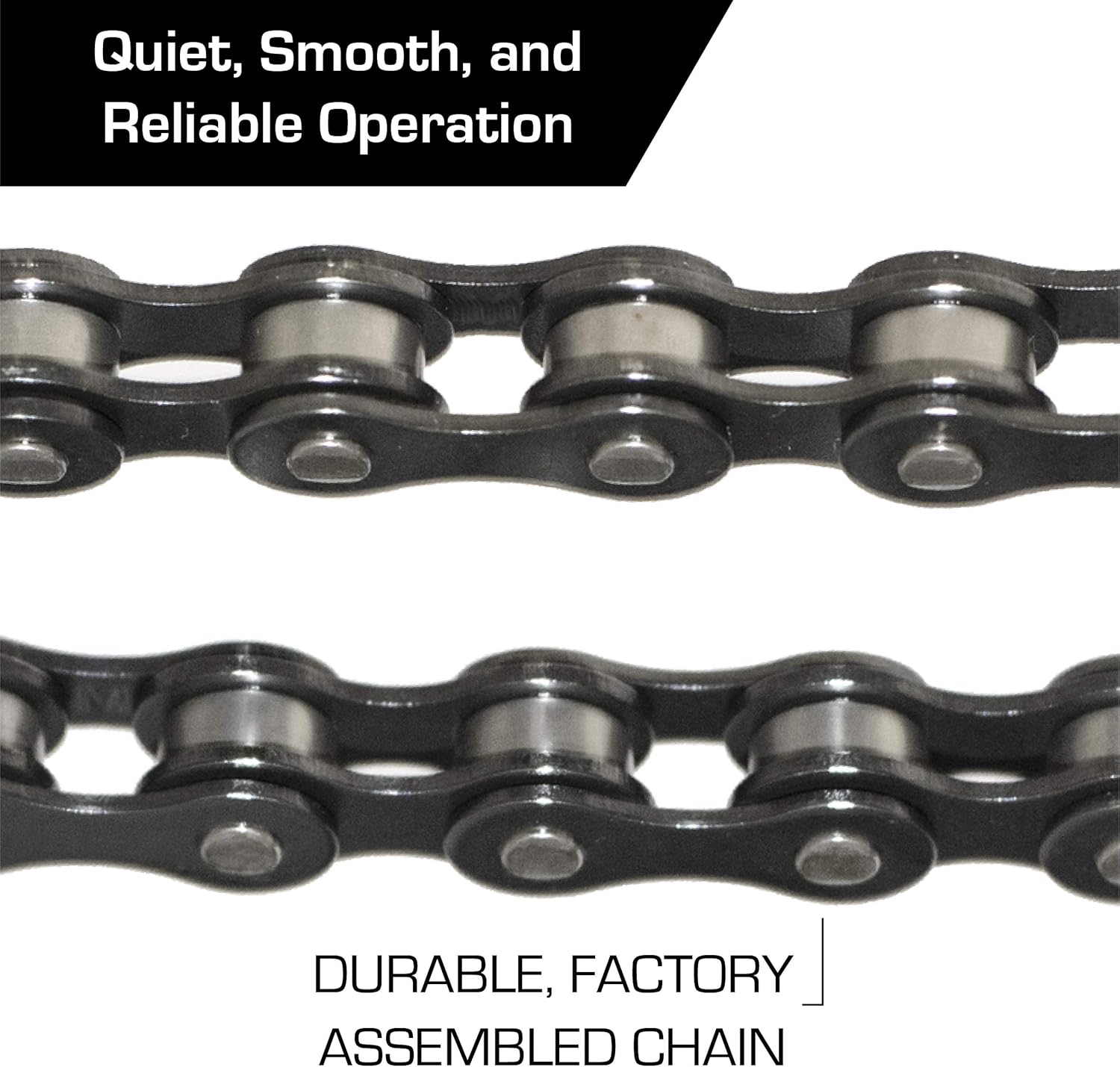 Genie Chain Drive 750 3/4 HPc Garage Door Opener w/Battery Backup - Heavy Duty Chain Drive - Operate your garage door when the primary power is out - Wireless Keypad Included, Model 7035-TKV, BLACK - - 
