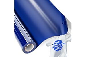 JAVIGA Royal Blue HTV, 12" x 15ft Heat Transfer Vinyl Rolls, Royal Blue Iron on Vinyl Compatible with Cricut All Machine, Blue Vinyl for Shirts, DIY Heat Vinyl Design for Gift