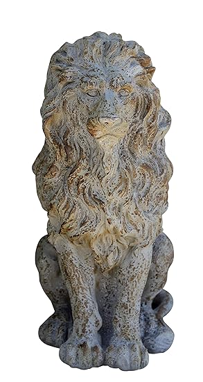 Vintage Shabby Chic Lowe Outdoor Garten Tor Tier Statue Skulptur Amazon De Kuche Haushalt