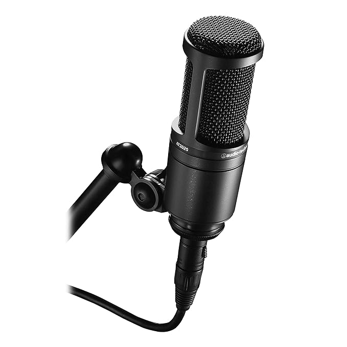 Audio-Technica MicrÃ³fono de condensador cardioide Negro AT2020