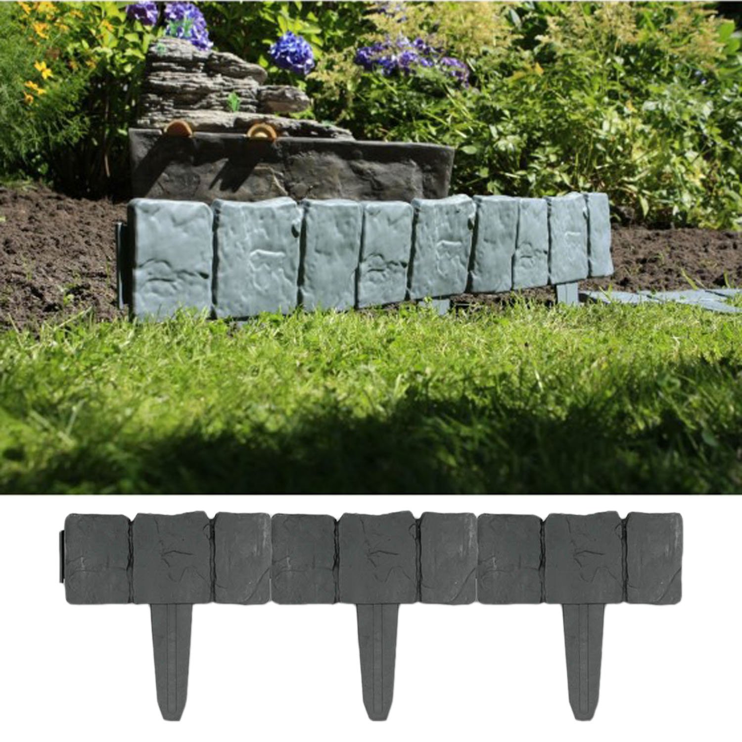 2, 5 metros para Bancal 10 unidades de cada B25 X H23 cm césped ...