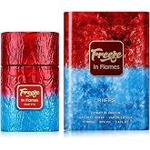 AFLUXE Freeze in Flames Men's Cologne Eau De Parfum, Fruity Mint 3.4 Fl Oz | Fresh citrus and berries blend with cool mint and warm woods for a crisp masculine scent. EDP spray, 3.4 Fl Oz.