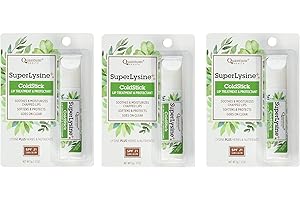 QUANTUM HEALTH Super Lysine Plus+ ColdStick, SPF 21, Regular 0.18 oz (Pack of 3) by Quantum Research