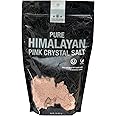 The Spice Lab Himalayan Salt - Fine 2 Lb Bag - Pink Himalayan Salt is Nutrient and Mineral Dense for Health - Gourmet Pure Cr