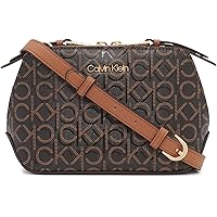 Calvin Klein Women's Hailey Signature Triple Compartment Chain