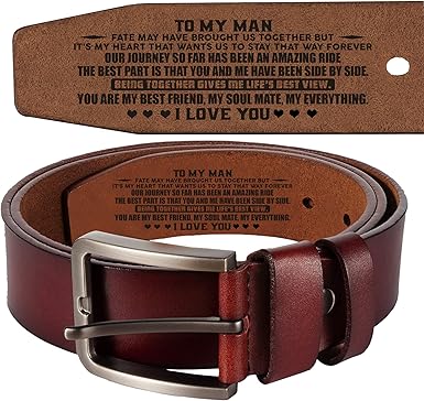 engraved belt