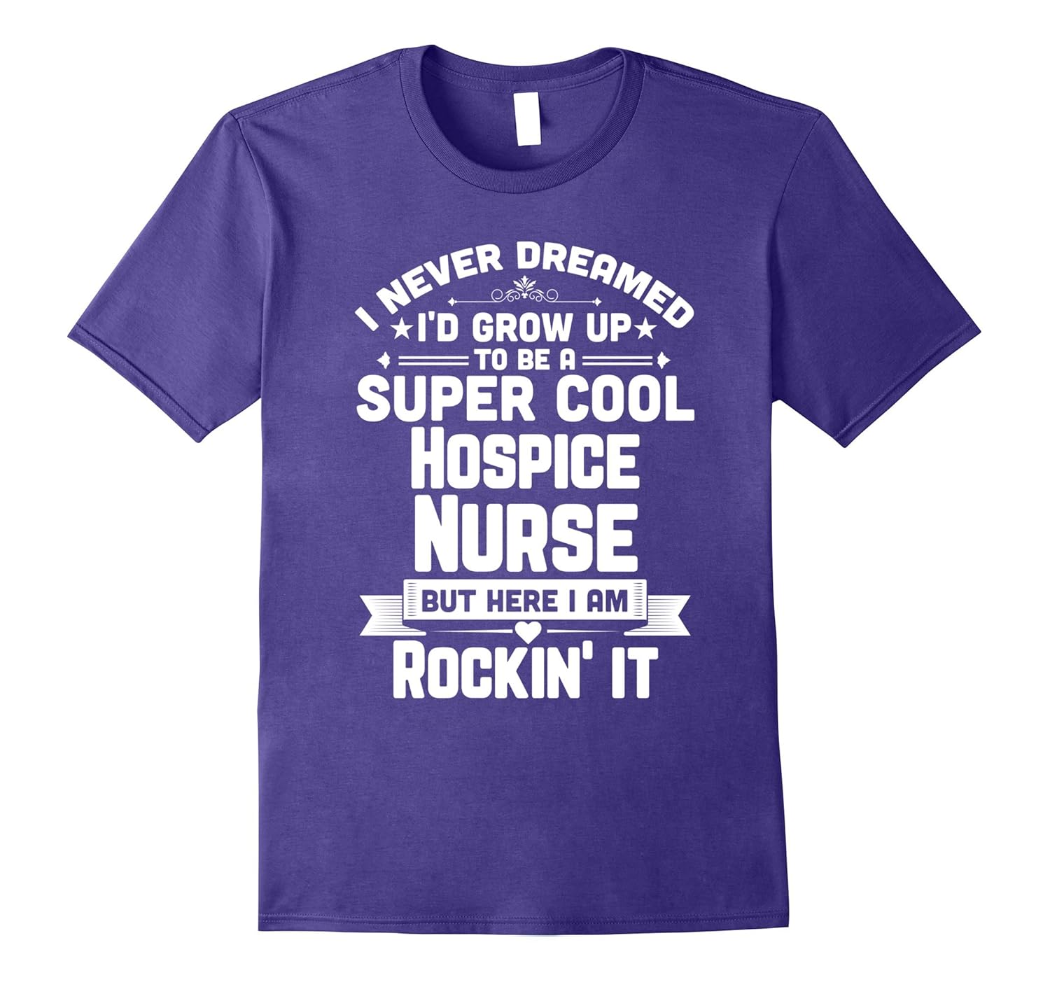 Super Cool Hospice Nurse Rockin' It Funny Nursing Apparel-ANZ