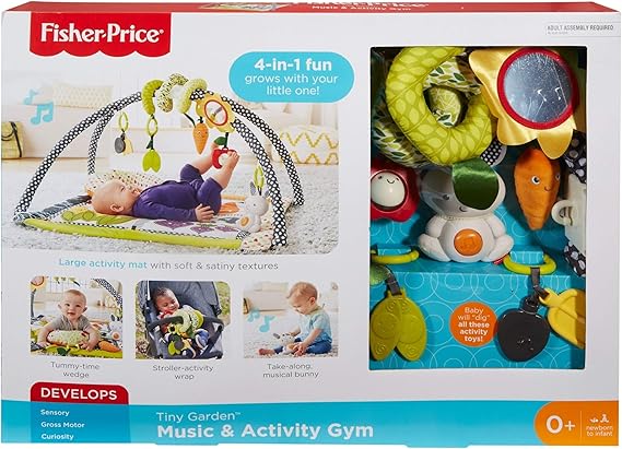 fisher price tiny garden sensory gym