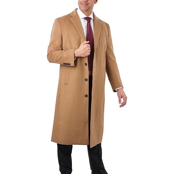 Abrigos Hombre ZHDS Abrigo De Lana Para Hombre Abrigo Largo De