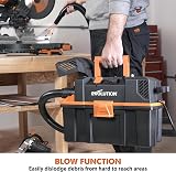 Evolution Power Tools R15VAC Wet Dry Vacuum with Power Take Off Portable Orange view 7