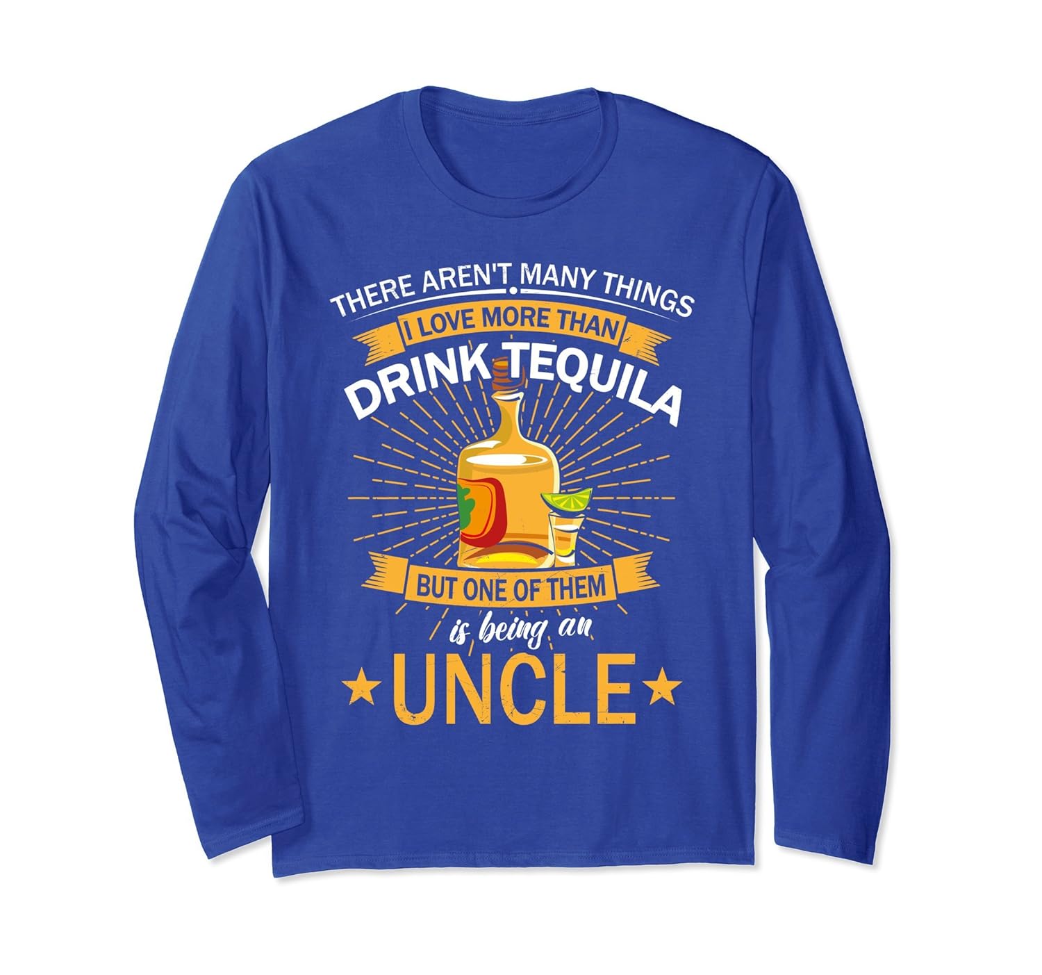 Funny Tequila Uncle Long Sleeve Mexican Drinker-anz