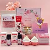 Karestcorp Birthday Pamper Hamper Rose Bath Set Gift Box For Her