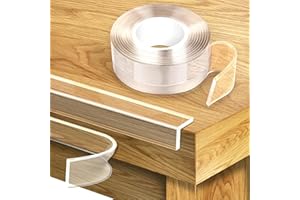 HOMREALM Corner Protectors Baby Proofing,Clear Corner Protector,Soft Edge Protector 6.6ft(2M) Corner Guards Furniture Corner&Edge Safety Bumpers with Upgraded Strong Adhesive for Furniture&Sharp Corners