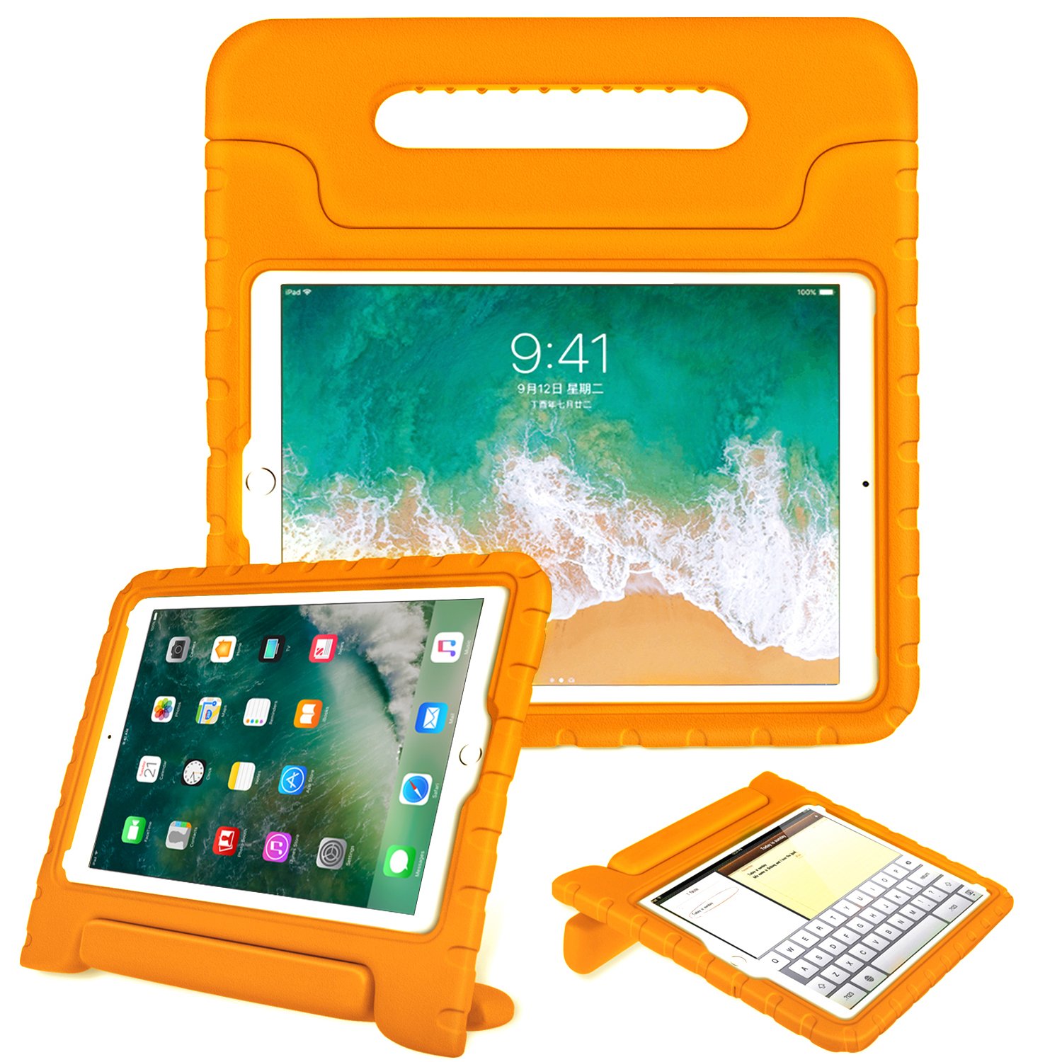 Kids Shockproof iPad Case Cover EVA Foam Stand For Apple iPad Air 2 9.7