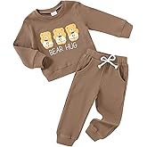 Toddler Cothes for Girls Boy Long Sleeves Waffle Leisure Sweatsuit 2 Piece Toddler Fall Winter Outfit Set