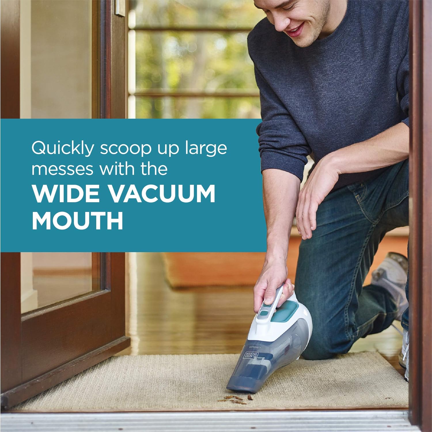 BLACK+DECKER dusbuster Handheld Vacuum, Cordless, Flexi Blue (HHVI315JO42): Home & Kitchen