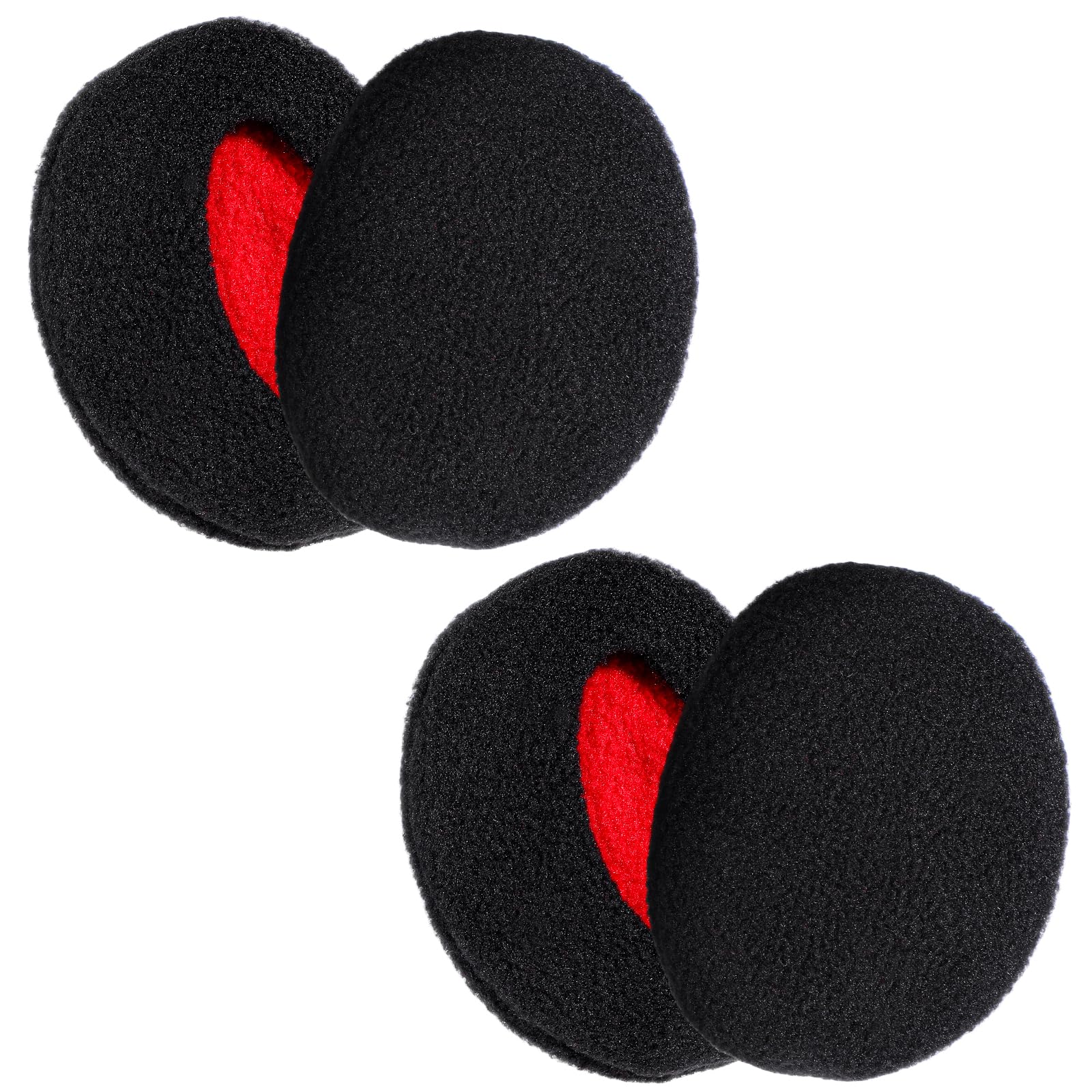 Photo 1 of ***Missing One*** Grevosea 2 Pairs Ear Muffs for Winter, Bandless Unisex Earmuffs Windproof Ear Warmers for Cold Weather Outdoor Activities(Black, M)
