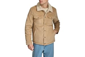 Levi's mens Corduroy Sherpa Lined Trucker Jacket (Standard and Big & Tall) Denim Jacket
