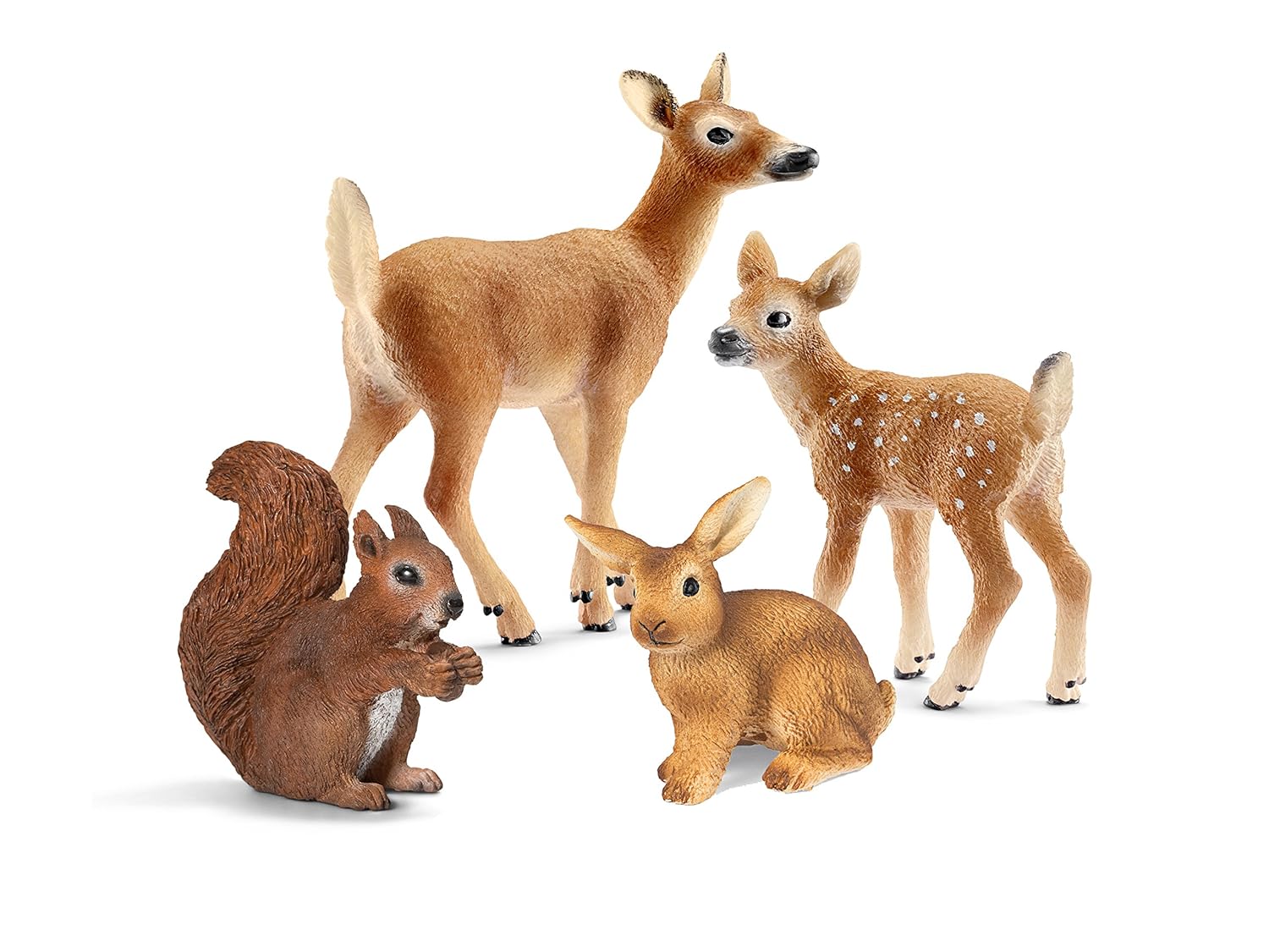 SCHLEICH 14795 – Waldtiere FC, 4 Stück: Amazon.de: Spielzeug