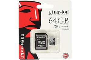 Kingston Digital 64GB MicroSDXC Class 10 Flash Card (SDCX10/64GB)
